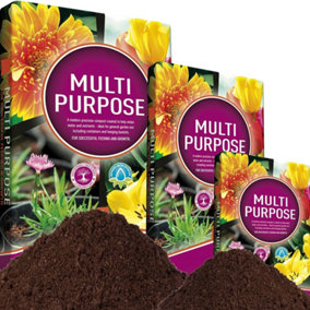 120 Litre (2 x 60L) Multi-Purpose Compost With Nutrient Enhanced Formula & Wetting Agent Ideal For Garden
