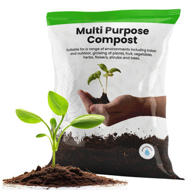 120 Litre (2 x 60L) Multi-Purpose Compost With Nutrient Enhanced Formula & Wetting Agent Ideal For Garden