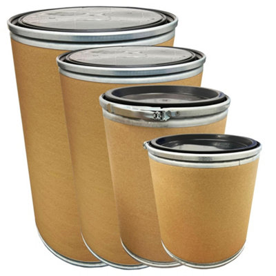 120 Litres Open Top Fibre Drum Keg Storage Barrels With Lever Lock ...