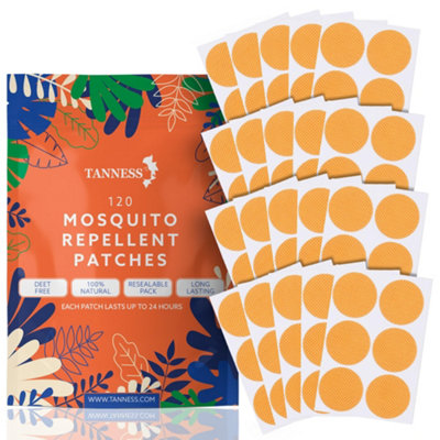 120 Pack Mosquito Patches - Natural Insect Repellent Stickers for ...