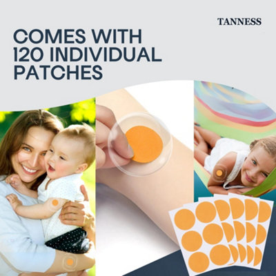 120 Pack Mosquito Patches - Natural Insect Repellent Stickers for ...