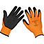 120 PAIRS Latex Coated Foam Gloves - XL - Improved Grip Lightweight Safety