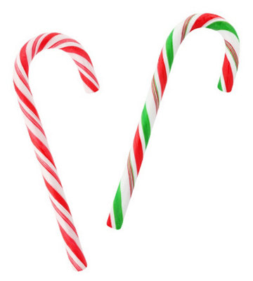 120 Peppermint Candy Canes Christmas Tree Striped Wrapped Candy Cane ...