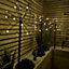 120 Warm White LED Sparkler Path Lights Battery Operated Outdoor Garden Decorations
