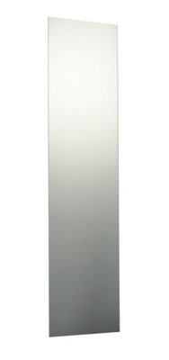 120 x 30cm Rectangle Frameless Bathroom Mirror with Wall Hanging Fittings