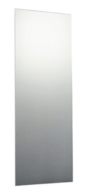 120 x 60cm Rectangle Frameless Bathroom Mirror with Wall Hanging Fittings