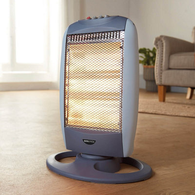 1200/800/400W Freestanding Oscillating Halogen Heater