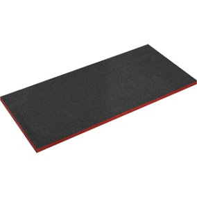 1200 x 550 x 30mm RED Easy Peel / Cut Shadow Foam - Tool Chest / Flight Case