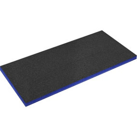 1200 x 550 x 50mm BLUE Easy Peel / Cut Shadow Foam - Tool Chest / Flight Case