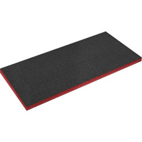 1200 x 550 x 50mm RED Easy Peel / Cut Shadow Foam - Tool Chest / Flight Case