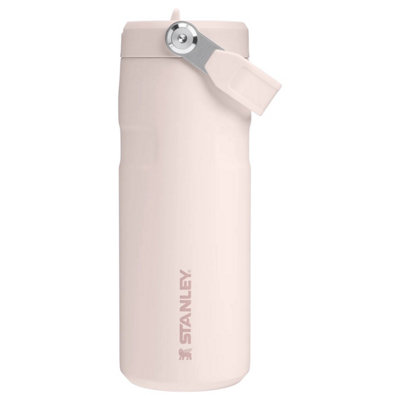 Stanley Iceflow Flip Straw Bottle 0.47L: Colour: Rose Rose Quartz Size 2.0 - Outdoor Action - Image 4