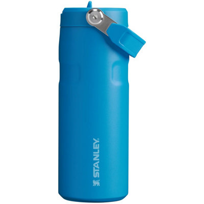 B&Q -  Iceflow Bottle Flip Straw 2.0 Azure 0.47L