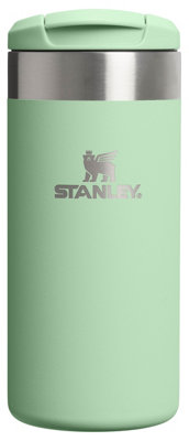 Stanley Aerolight Transit Mug 0.35L: Colour: Pistachio Size 4 - Outdoor Action - Image 2