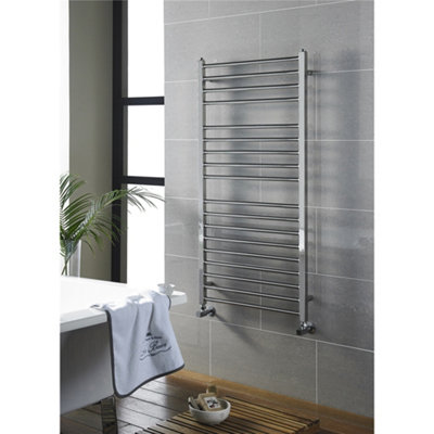 1200mm (H) x 500mm (W) - Horizontal Bathroom Towel Radiator (Fulham) - (1.2m x 0.5m)