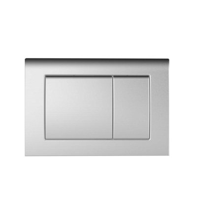 1200mm Mounting Frame & Concealed Cistern for Wall Hung Toilets with Chrome Flush Plate