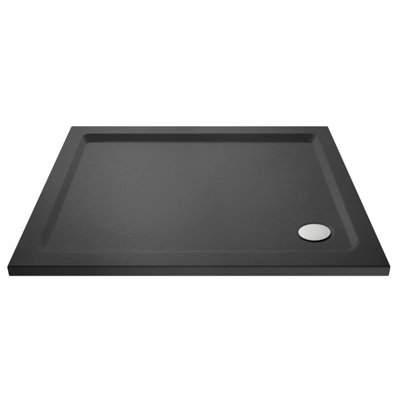 1200mm x 700mm Premium Rectangular Shower Tray - Slate Grey