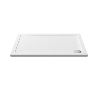 1200mm x 800mm Premium Rectangular Shower Tray - White