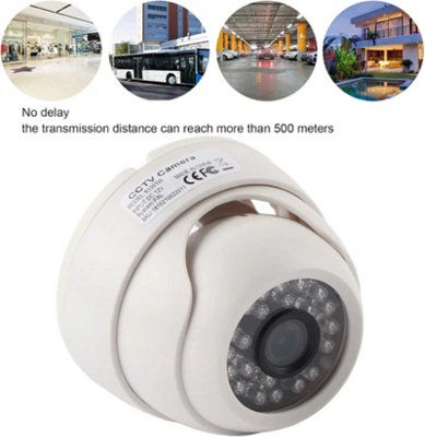 1200TVL Indoor CCTV Camera CMOS Sensor with Night Vision and 24 IR LEDs ...