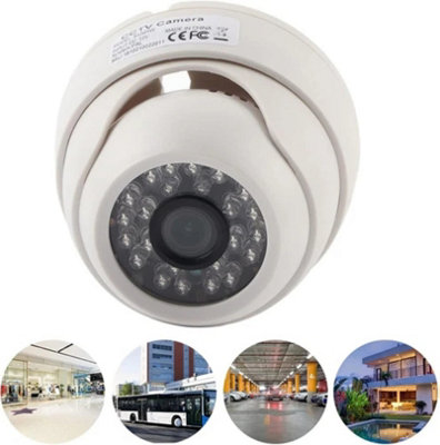 1200TVL Indoor CCTV Camera CMOS Sensor with Night Vision and 24 IR LEDs ...