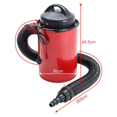 1200W Dust Extractor Vacuum Cleaner with Hose Workshop Chip Collector - 4
