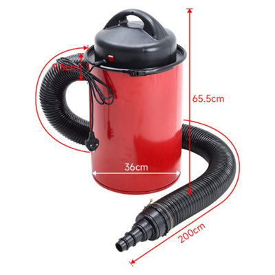 1200W Dust Extractor Vacuum Cleaner with Hose Workshop Chip Collector