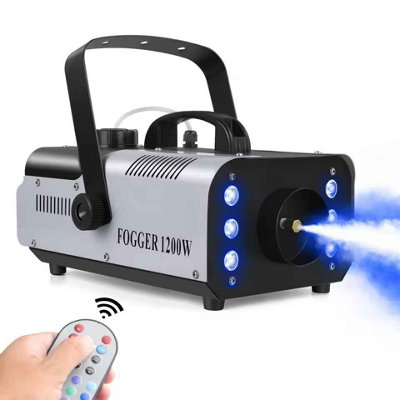 1200W Fog Machine with 6 LEDs Remote Control