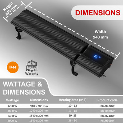1200w-infrared-bar-heater-3ft-built-in-thermostat-wi-fi-remote