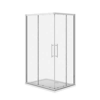 1200x900mm Rectangle Quadrant Corner Entry Shower Enclosure Cubicle ...