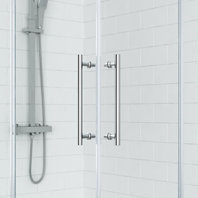 1200x900mm Rectangle Quadrant Corner Entry Shower Enclosure Cubicle ...