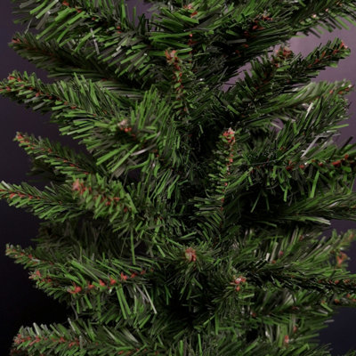 120cm (4ft) Snowtime Pencil Style Slim Christmas Tree in Green - 5