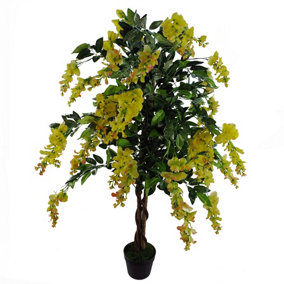 120cm Artificial Yellow Wisteria Tree