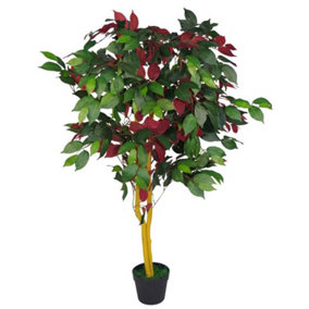 120cm Leaf Realistic Artificial Ficus Tree / Plant