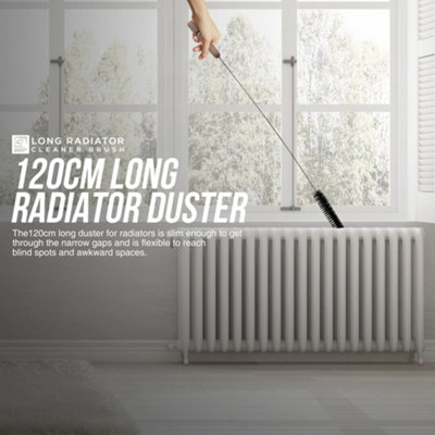 Microfiber Radiator Brush Flexible Long Reach 80cm