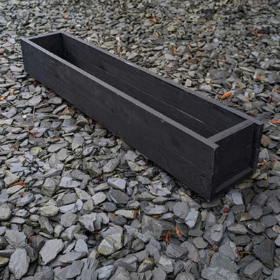 120cm Pine Wooden Planter Flower Trough