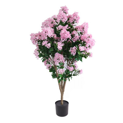 120CM Pink Lilac In Pot Outdoor Faux Plant