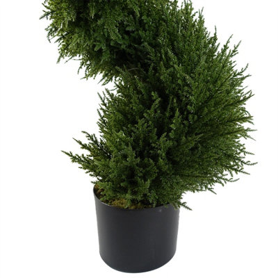 120cm Spiral Cypress Tree Artificial Topiary