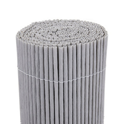 120cm W x 300cm L Sun-blocked Privacy Fence Screen Panels Light Grey - 4