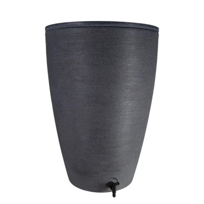 120L Ash Amesbury Stone Water Butt Stylish Outdoor Rain Water Collector ...