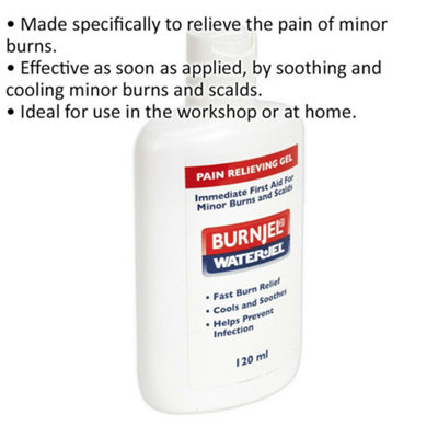 120ml Burn Relief Gel for Minor Burns - Instant Pain Relief and ...