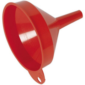 120mm Small Funnel - Fixed Spout - Ventilation Tube - Grip Tab with Hanging Hole