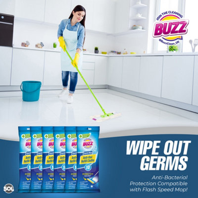 Buzz Anti-Bac Quick Mop Starter Set