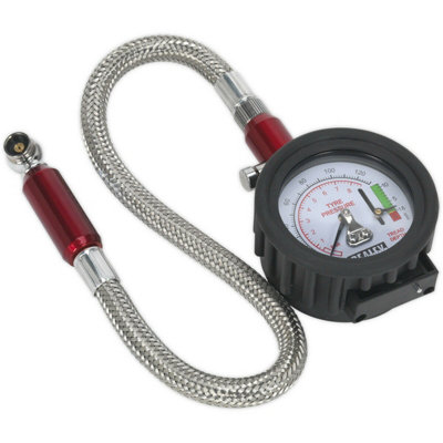 120PSI PREMIUM TYRE PRESSURE GAUGE & TREAD DEPTH READER - 335MM ...