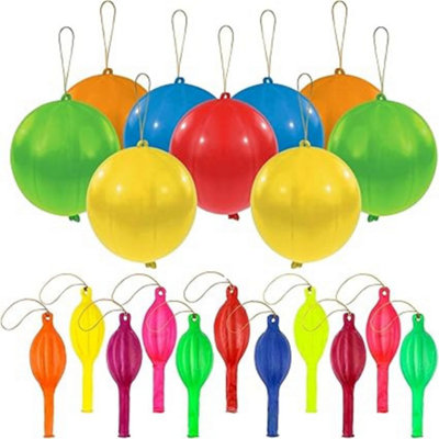 120x Punch Balloons for Kids 12 Inch Party Balloons Assorted Colors ...
