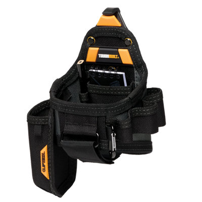 Toughbuilt Cliptech Black Tape & Knife Pouch from B&Q