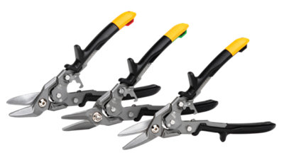 Toughbuilt Tb-H4S3-60 3Pc Aviation Tin Snip Set (LeftRight + Straight Cut) from B&Q