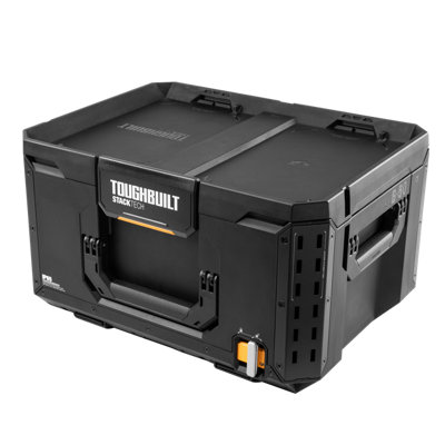 Toughbuilt Stacktech Black 16In Large Toolbox from B&Q