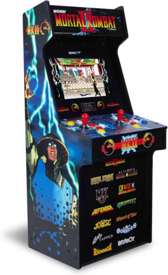Mortal Kombat Classic Se Arcade Game Machine 1.22M Arcade1Up 13 Classic Games from B&Q