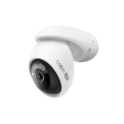 B&Q -  Ai Rj45 & Wi-Fi 802.11A/b/g/n Indoor & Outdoor Pan & Tilt Smart Camera In White