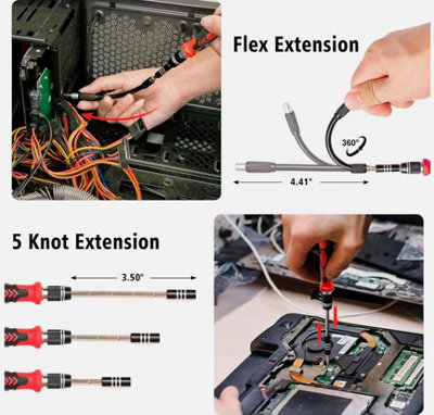 122 in 1 Magnetic Precision Screwdriver Set Computer Pc Phone Repair ...