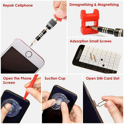 122 in 1 Magnetic Precision Screwdriver Set Computer Pc Phone Repair ...